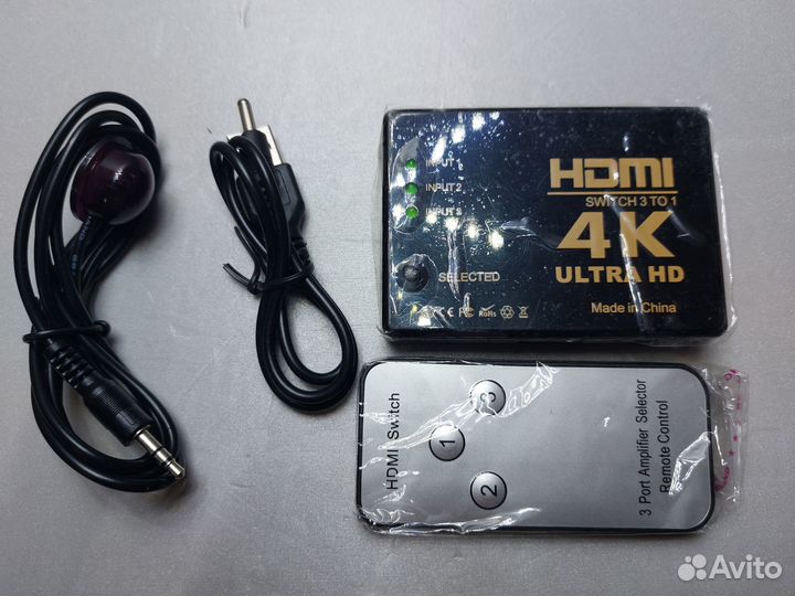 Hdmi Switch 4K переключатель видеовходов