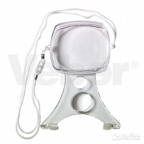 Лупа для вязания Veber 599904, 2,5x-6x, 100x35 мм