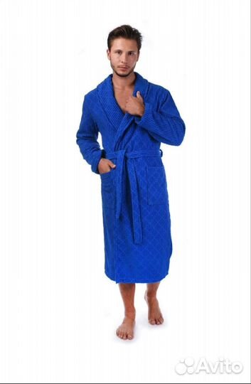 Халат махровый мужской банный
