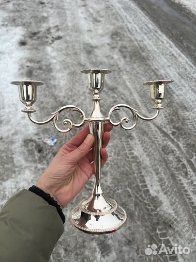 Канделябр подсвечник на 3 свечи