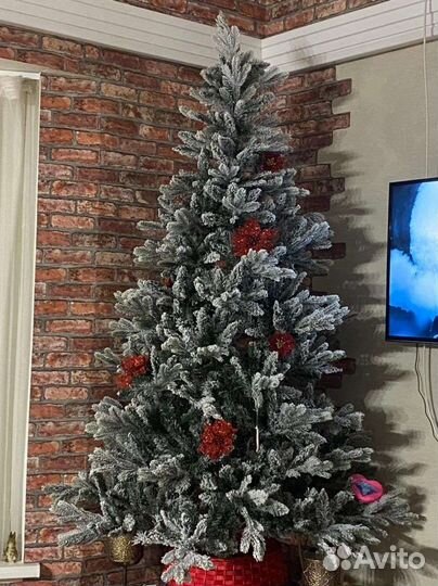 Елка искусственная заснеженная 150, 210, 240