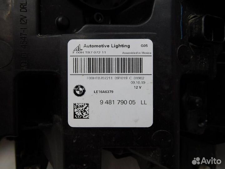 Фара правая BMW X5