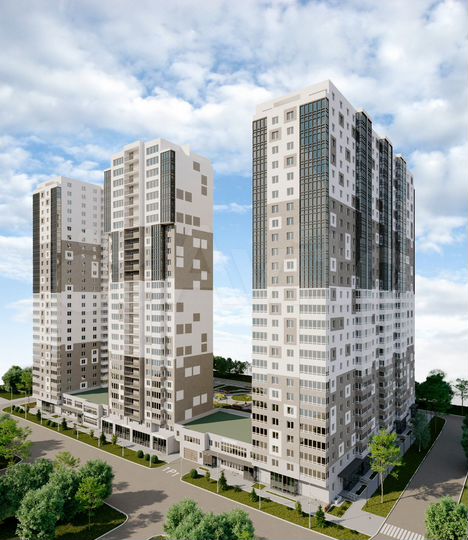 1-к. квартира, 45,3 м², 17/27 эт.