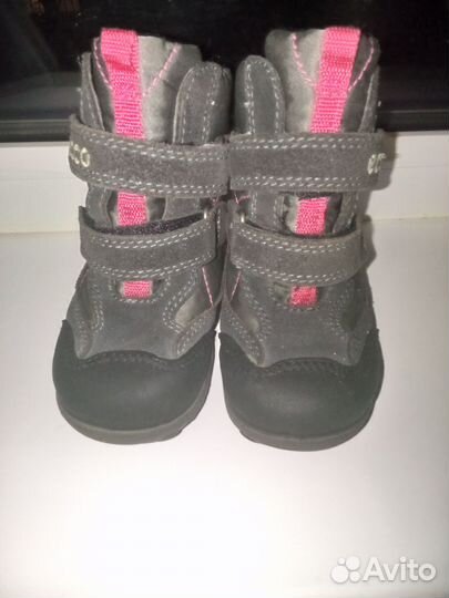 Сапожки ecco 22р, демисезон