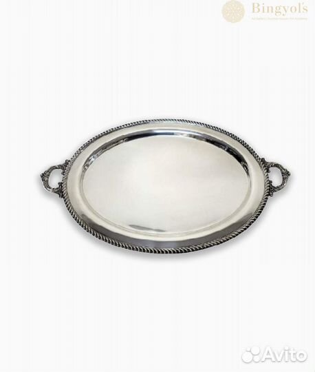 Серебряный поднос