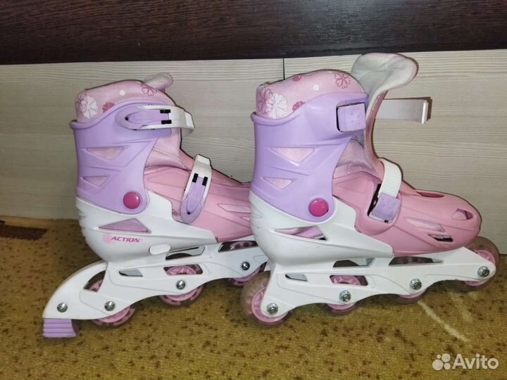 Роликовые коньки раздвижные