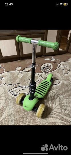 Детский самокат scooter трехколесный