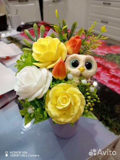 Мыльные букеты