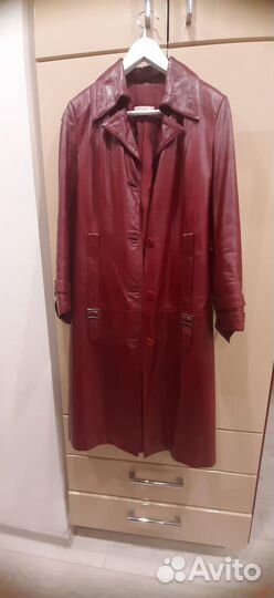 Кожаный плащ женский натуральная кожа