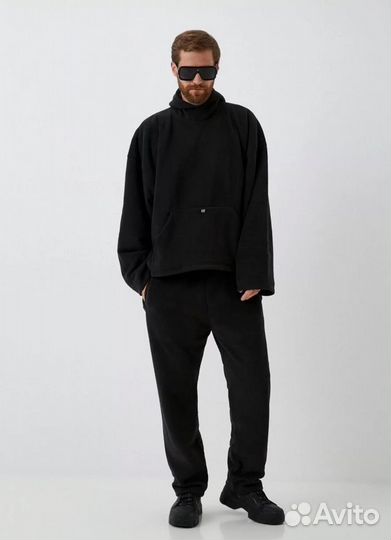 Худи yeezy gap balenciaga polar fleece small logo