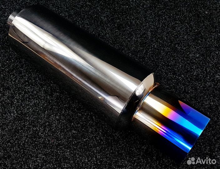 Бочка HKS style Titanium 63мм - Универсальный глуш