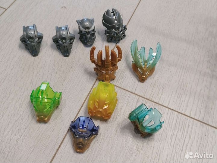 Lego бионикл детали маски