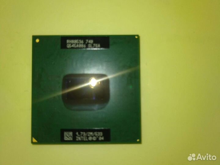 Процессор Intel Pentium M 740
