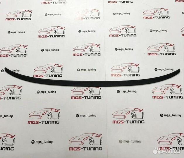 Спойлер BMW 5 series g30 M5 Style черный мат