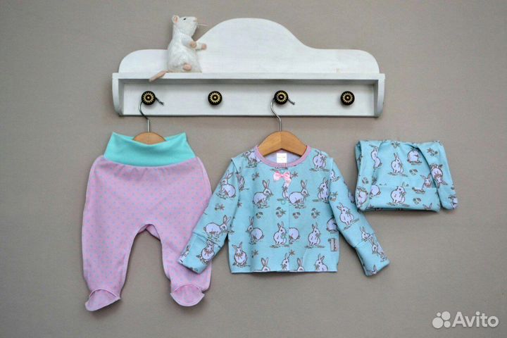 Комплект на выписку для девочки