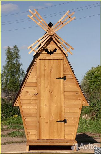 Дачный туалет деревянный BAG333