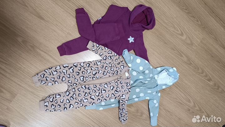 Вещи пакетом на девочку 74-86