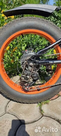 Велосипед горный на широких колёсах