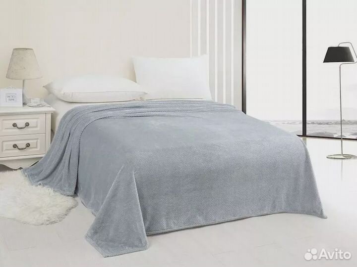 Новый Плед Плюшевый флисовый покрывало Sinsay