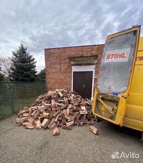 Дрова дубовые колотые