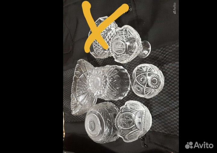 Вазы хрустальные