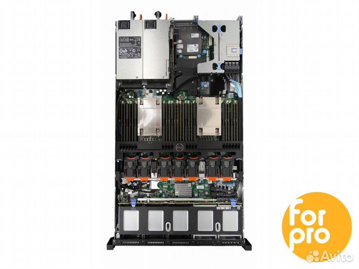 Сервер dell R630 8SFF 2xE5-2620v3 192GB, H730