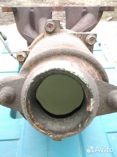 Nissan March K12 Коллектор с катализатором