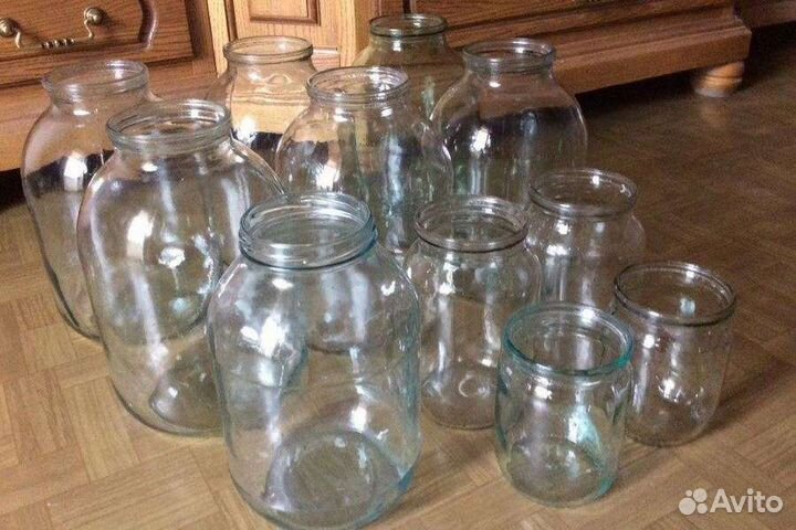 Банки стеклянные разного литража