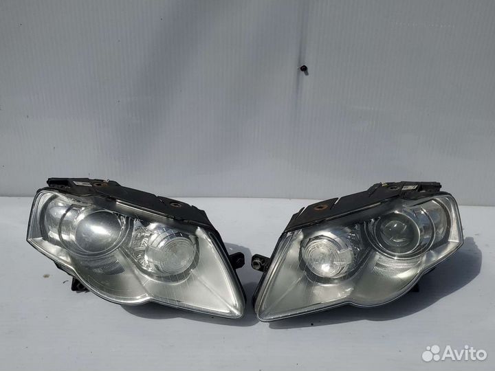 Фары VW Passat B6 адаптивный ксенон
