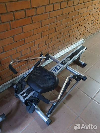 Гребной тренажер super star,б/у
