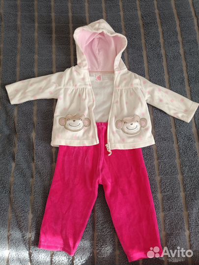 Вещи пакетом на девочку 68 74 80