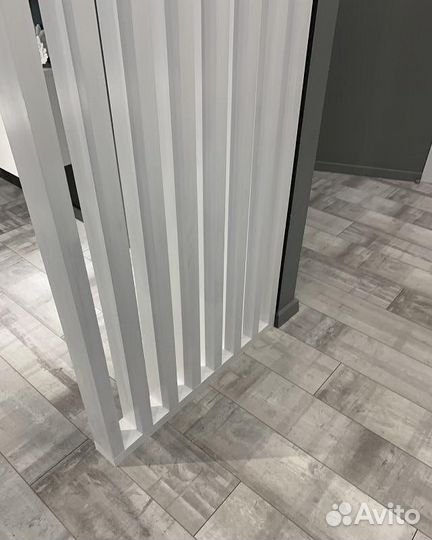 Интерьерные реечные перегородки