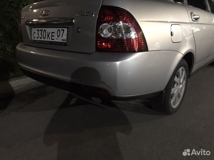 Задний бампер priora 2