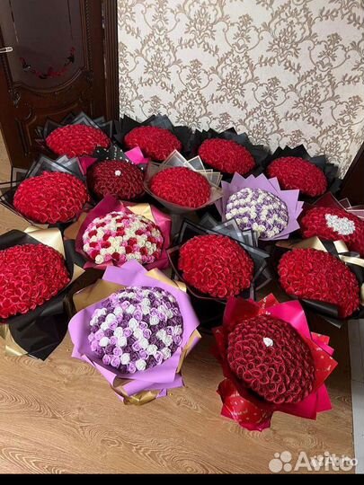 Мыльные букеты