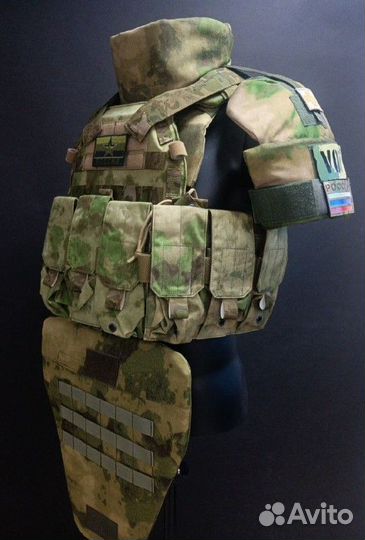 Бронежилет укомплектованный Мох, A-Tacs FG