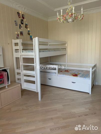 Комплект кровать чердак и одноярусная кровать