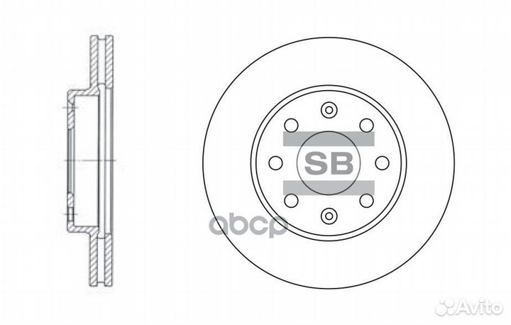 Диск тормозной передний GM-korea kalos/gentra s
