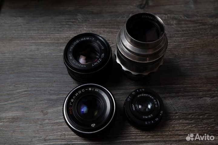 Объектив Гелиос 81Н + Юпитер 11+ Гелиос 44М-7