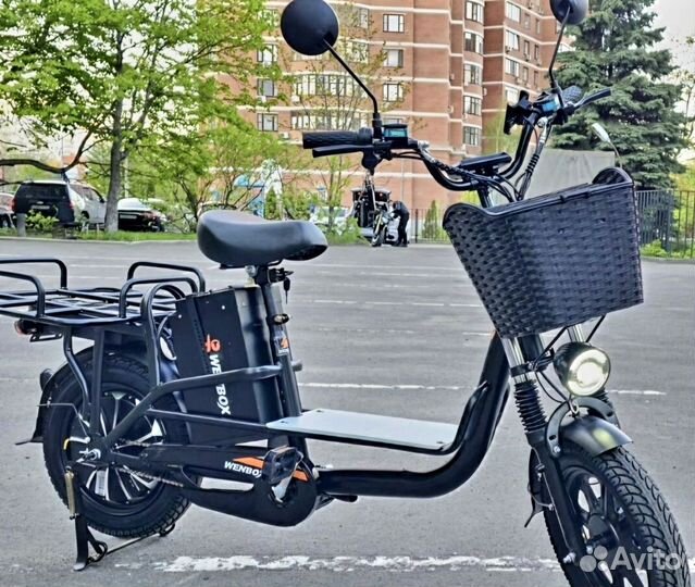 Электpoвeлocипед Wenbox Monster Pro Plus 60/30