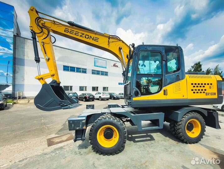 Колёсный экскаватор BEEZONE BX160W, 2023