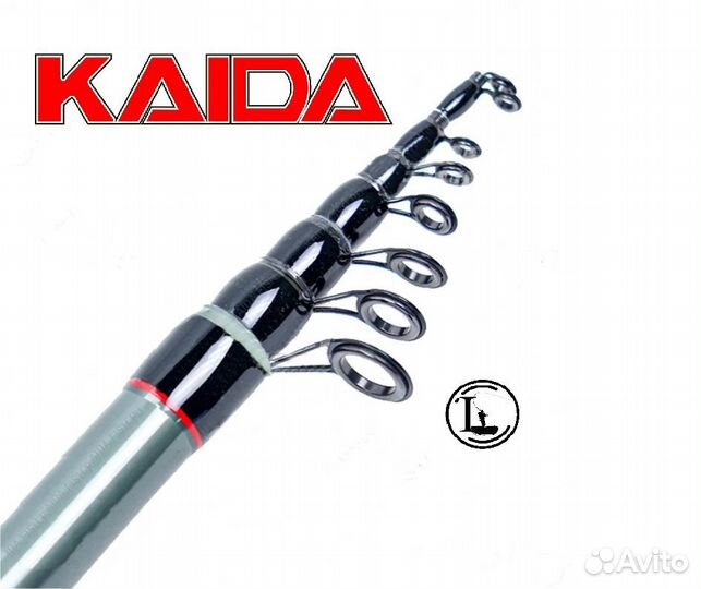 Удочка кайда Kaida warden 400 см с кольцами