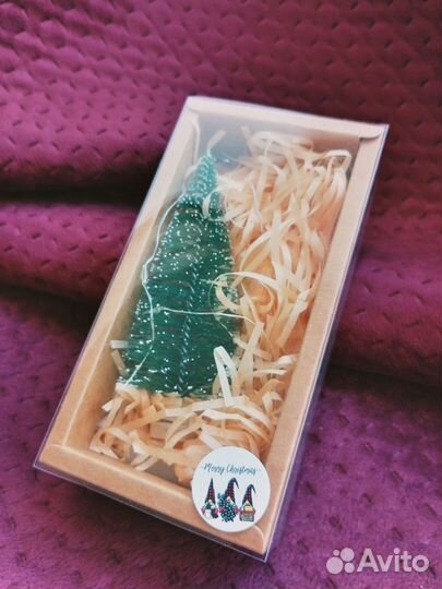 Новогодняя коробочка с ёлкой