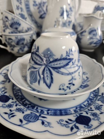 Столовый сервиз Tirschenreuth посуда #синий лук