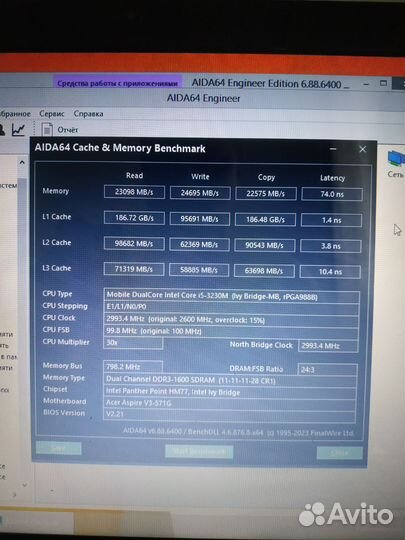Игровой ноутбук gaming Acer v3 571g 53218g75makk