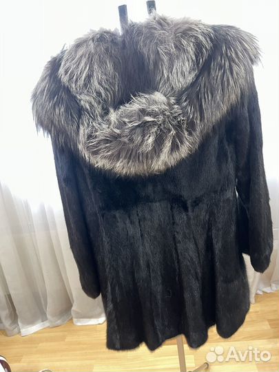 Шуба норковая 42 44 бу