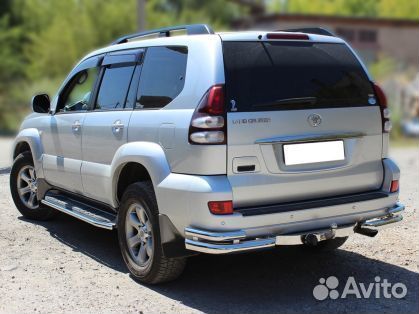 Пороги d-43 Toyota Land Cruiser Prado 120