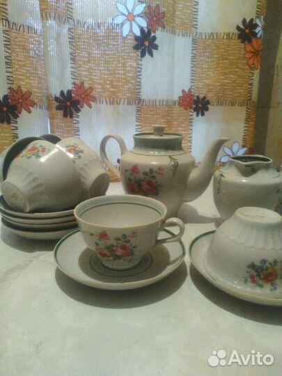 Фарфоровый сервиз СССР Дулево