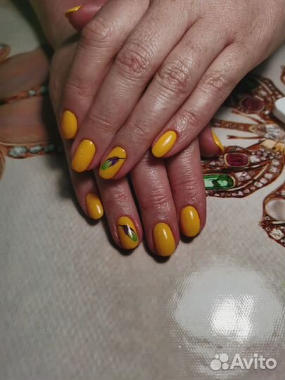 Гель лак. Маникюр+педикюр