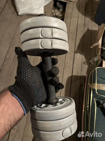 Гантель в сборе