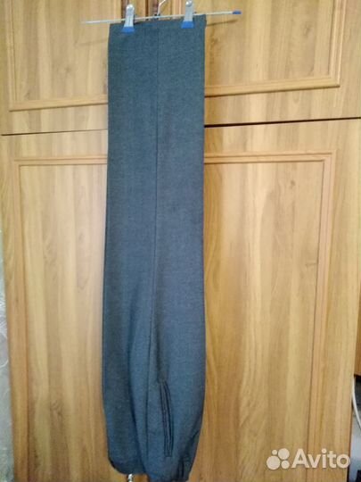 Брюки школьные серые